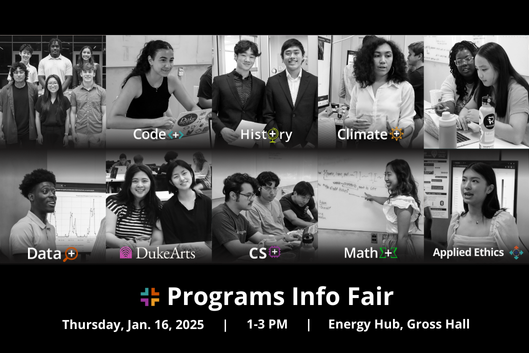 +Programs Information Fair, January 16th 2025 1-3 pm